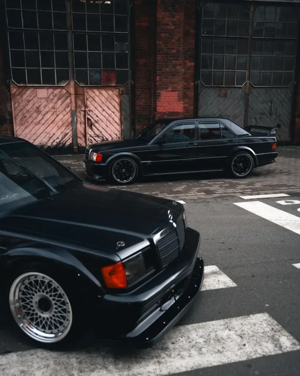 Dwa projekty Mercedes-Benz W201 EVO II